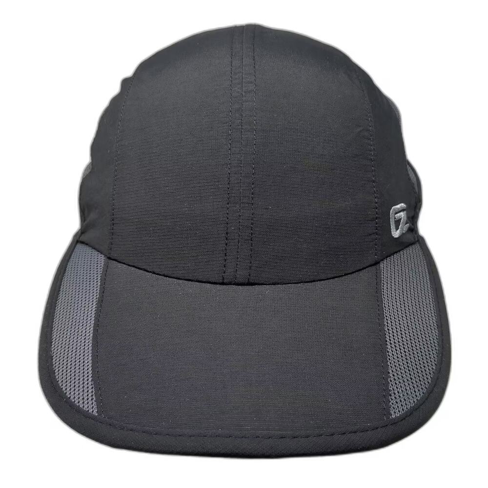 GADIEMKENSD Baseball Cap Black Gray Hat Size M Mesh Performance Slideback Sport